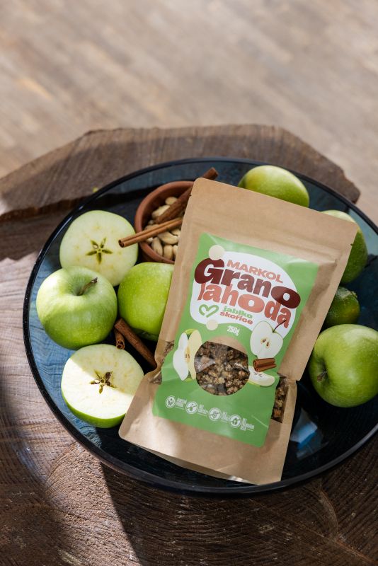 Granola Jablko a skořice MARKOL